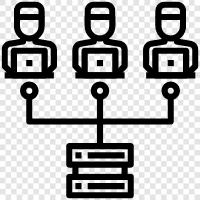 internet, TCP/IP, routing, bridges icon svg