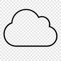 Internet, Cloud Storage, Cloud Computing, Cloud Services symbol