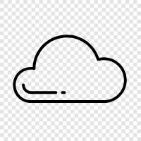 internet, storage, applications, Cloud icon svg