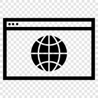 internet, website, online, world wide web icon svg