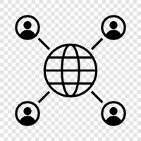 internet, world wide web, online, global community icon svg