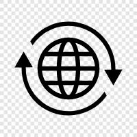 internet, global village, world Wide Web, global community icon svg