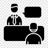 interview questions, interview tips, interview icon svg