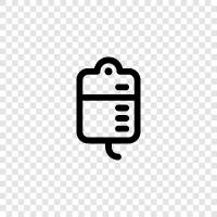 intravenous, drip, bag, medicine icon svg