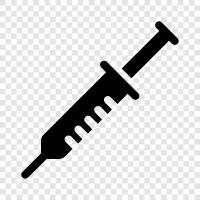 intravenous, needle, medication, injection icon svg