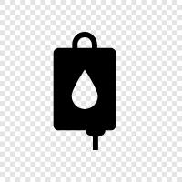 intravenous, infusion, medication, saline icon svg