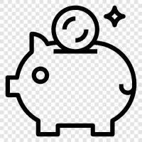 Investing, Budgeting, Retirement, Saving icon svg