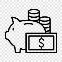 Investing, Banking, Credit, Loans icon svg