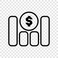 investing, stocks, bonds, money icon svg