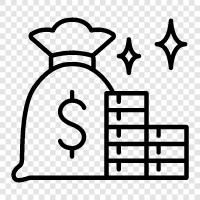 investment, stocks, bonds, retirement icon svg