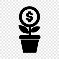 investment, stocks, bonds, mutual funds icon svg