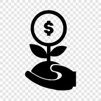 investment, stocks, bonds, money icon svg