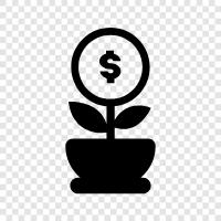 investment, stocks, bonds, banking icon svg