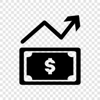 investment, stocks, bonds, banking icon svg