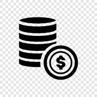 investment, stock market, bond market, mortgages icon svg