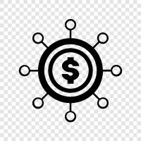 investment, stock market, money, banking icon svg