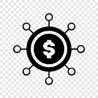 investment, stock, money, bank icon svg