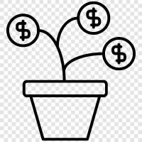 investment, angel investor, venture capitalist, crowdfunding icon svg