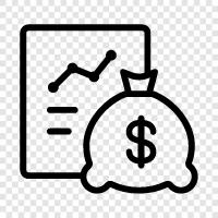 investment in a project, project investment, project financing, project proposal icon svg