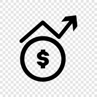 investments, stocks, dividends, bonds icon svg