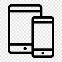 ipad, iphone, android, ios cihazları ikon svg