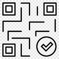 iphone qr code access, android qr code access, qr code access icon svg