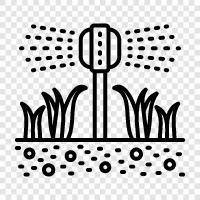 Bewässerung, Wassereinsparung, Tropfbewässerung, Steuerung symbol