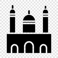 Islam, prayer, mosque, Islamic icon svg