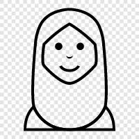 islam, muslim women, islamic women, muslim woman icon svg