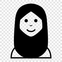 islam, hijab, muslim women, Muslim icon svg