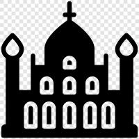 Исламская, ислам, мусульмане, исламская архитектура Значок svg