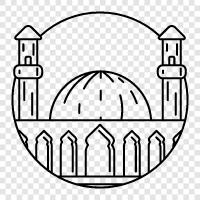 Islamic, Islamic architecture, Islamic art, Islamic culture icon svg