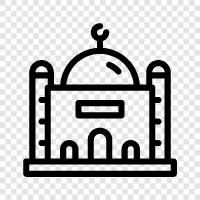 Islamic, mosque, Muslim, Islam icon svg