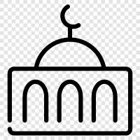 Islamic, Islamic architecture, Muslim, Islam icon svg
