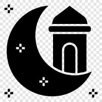 Islamic, religion, holy, fasting icon svg