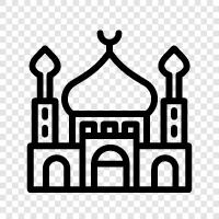 Islamic, Islamic architecture, religion, prayer icon svg