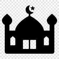 Islamische, islamische Architektur, Moschee Gebäude, Moschee Design symbol