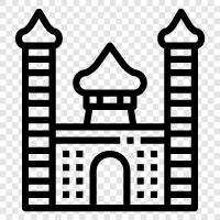 Islamic, Islamic architecture, Islamic art, Islamic centers icon svg