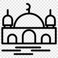 Islamic, Mecca, Islam, Islamic architecture icon svg