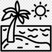 islands, destinations, travel, resorts icon svg