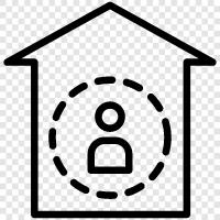 isolation, quarantine zone, isolation ward, isolation room icon svg