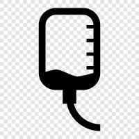 IV bagging, IV drip, infusion bag, medical drip bag icon svg