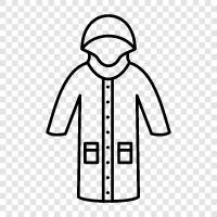 jacket, raincoat, waterproof, coat icon svg