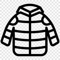 jackets, coats, warm, insulation icon svg