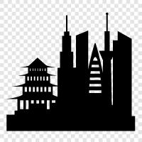 Japan, Japan city, Japan travel, Japan travel guide icon svg