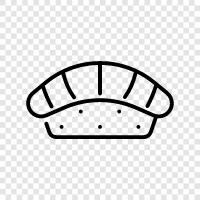 Japanese, fresh, seafood, rolls icon svg