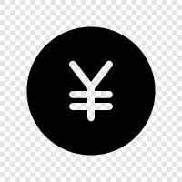 Japanese yen, yen, currency, finance icon svg