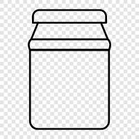 jar, can, lid, food icon svg