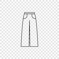 jeans, sweatpants, khakis, cargo pants icon svg