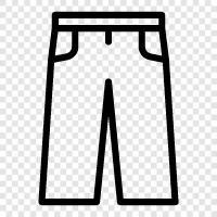 kot, pabuç, sweatpants, slacks ikon svg